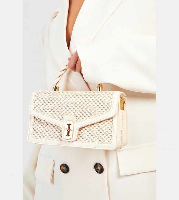 boohoo - Outlet  - White Handheld Bags