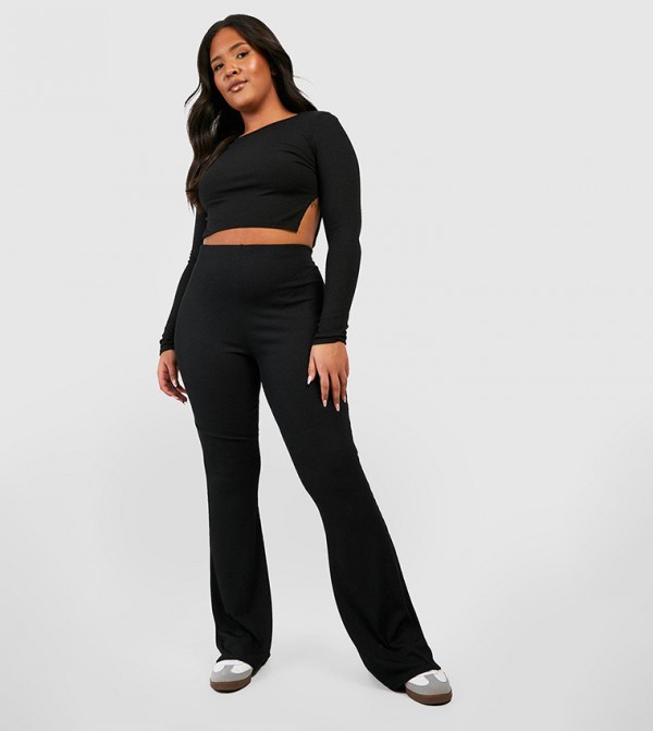 boohoo  - Black Pants & Leggings