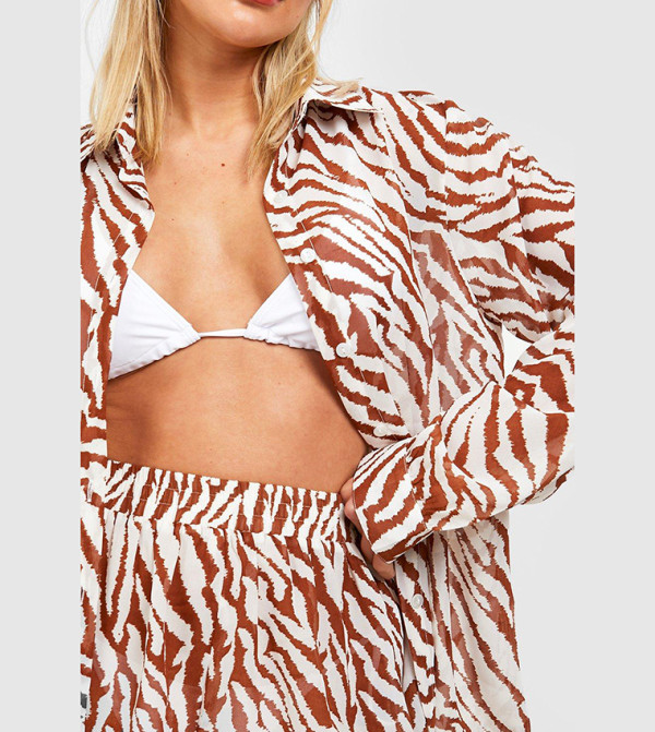 boohoo  Clothing Sets - White Swimwear Accessories