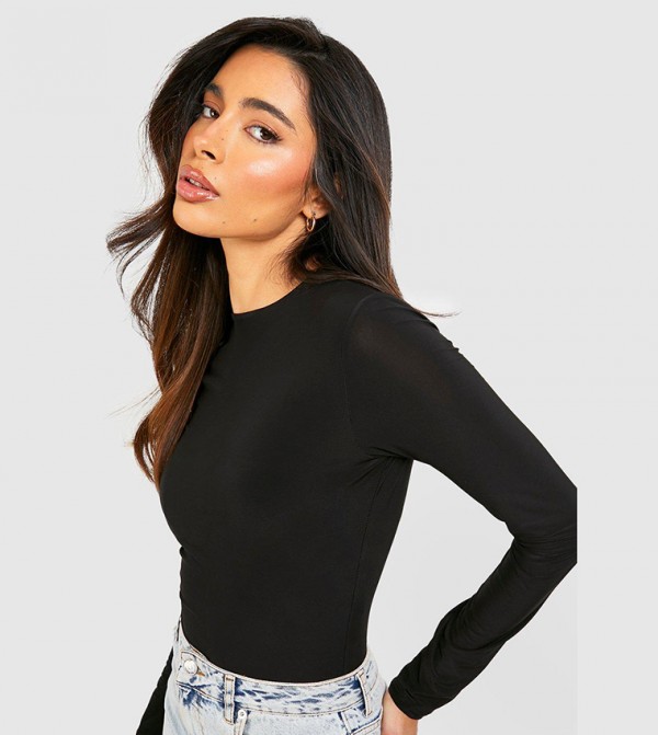 boohoo boohoo - Black Tops & Blouses