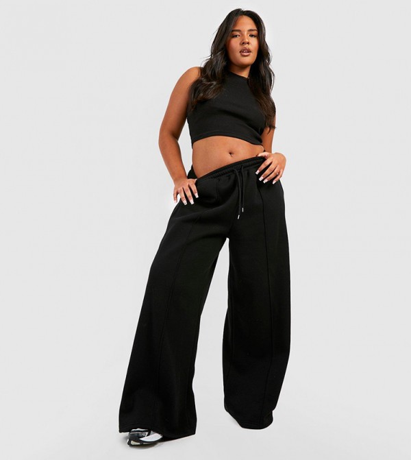 boohoo  Pants & Leggings - Black Pants & Leggings