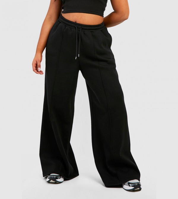 boohoo  Pants & Leggings - Black Pants & Leggings