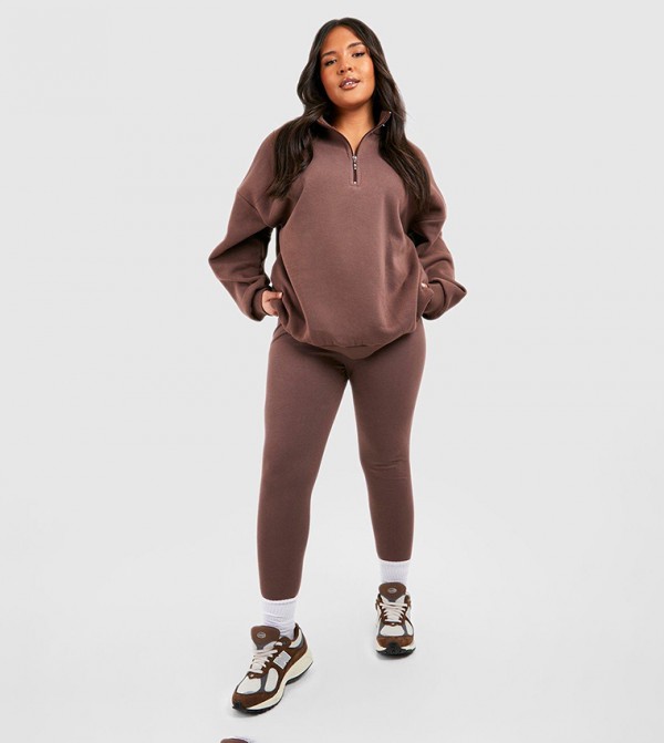 boohoo Co-Ord Sets - Brown Co-Ord Sets