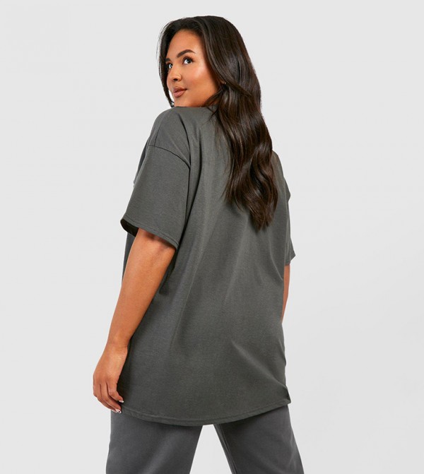 boohoo  - CHARCOAL Tops & T-shirts