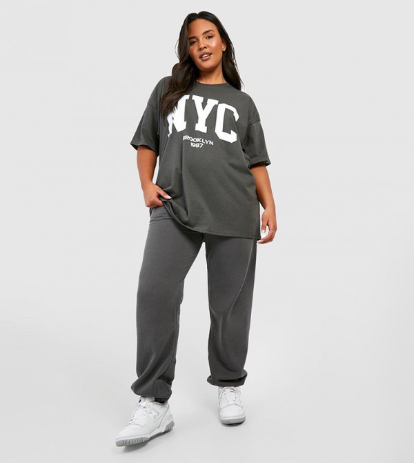 boohoo  - CHARCOAL Tops & T-shirts