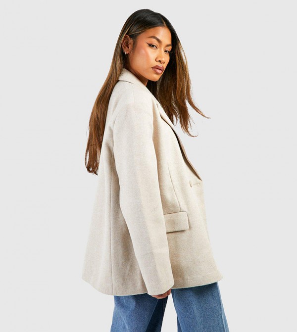 boohoo  Blazers - Beige Blazers