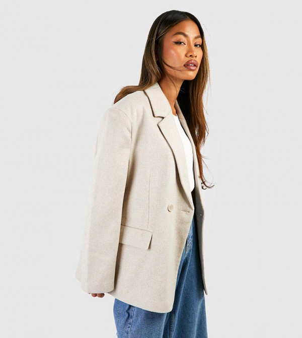 boohoo  Blazers - Beige Blazers