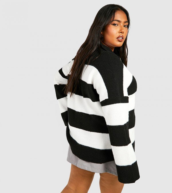 boohoo  Sweaters & Cardigans - Black Sweaters & Cardigans