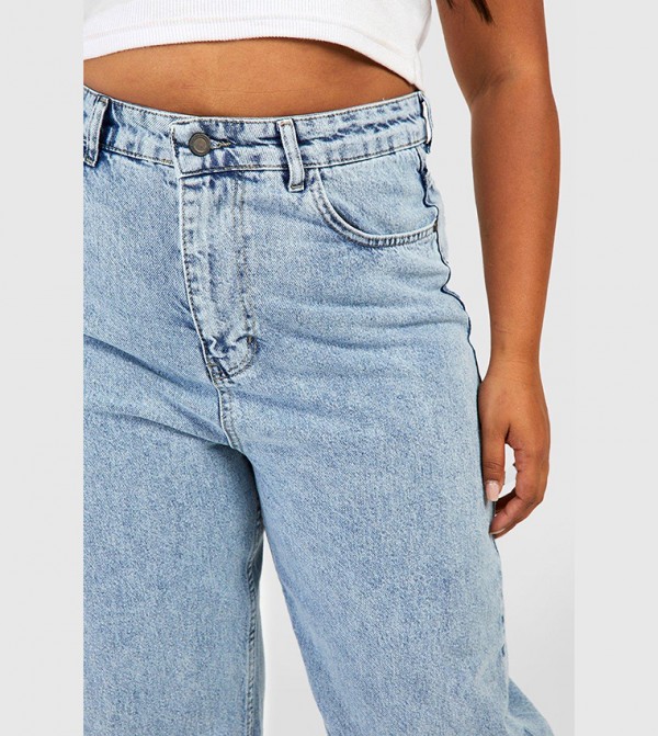 بوهو  مقاس كبير - أزرق جينز