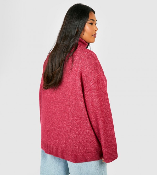 boohoo  Sweaters & Cardigans - Pink Sweaters & Cardigans