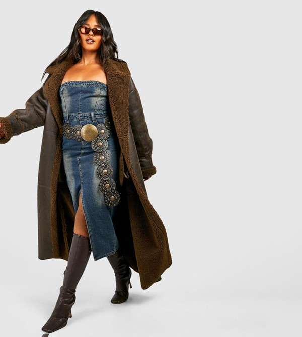 boohoo - Outlet  Plus Size - Khaki Jackets & Coats