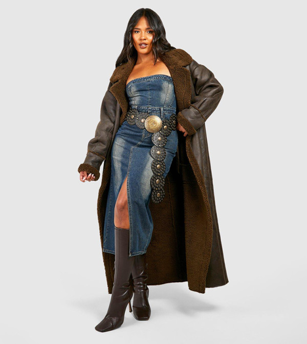 boohoo - Outlet  Plus Size - Khaki Jackets & Coats