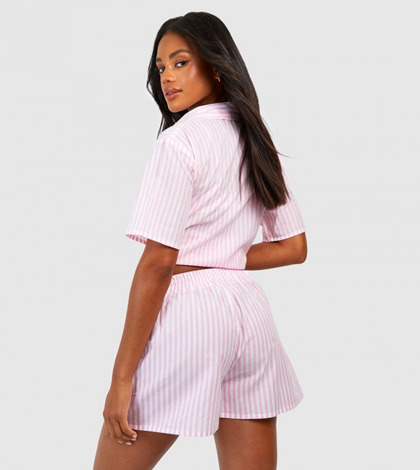 boohoo  - Pink Lounge Shorts