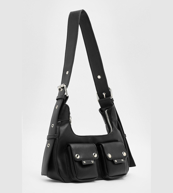 boohoo  Shoulder Bags - Black Shoulder bags