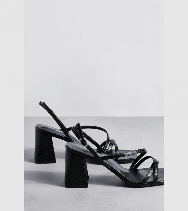 boohoo boohoo - Black Block Heels