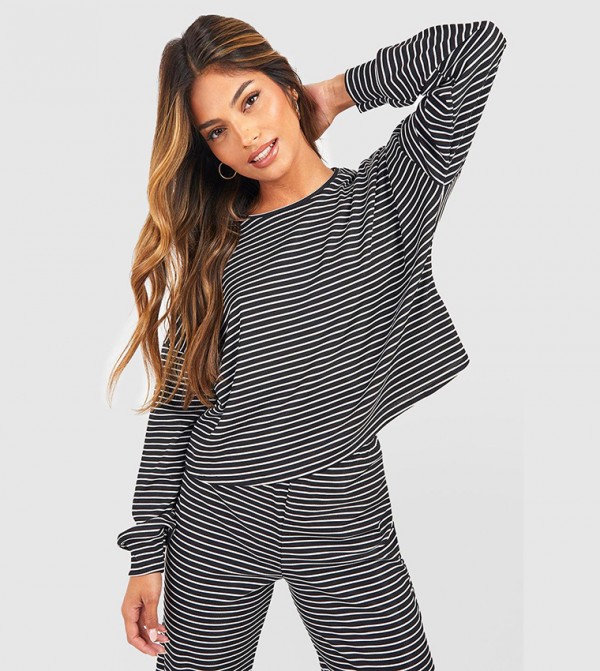 boohoo  - Black Nightsuits/Pyjama Set