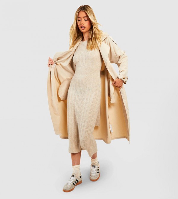 boohoo  - Beige Casual Dresses