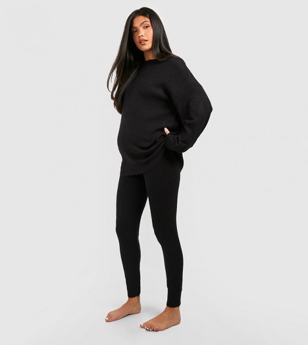 boohoo  Maternity Clothing - Black Sleepwear