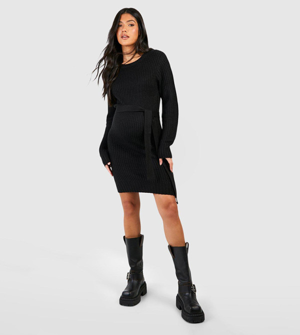 boohoo  Maternity Clothing - Black Dresses