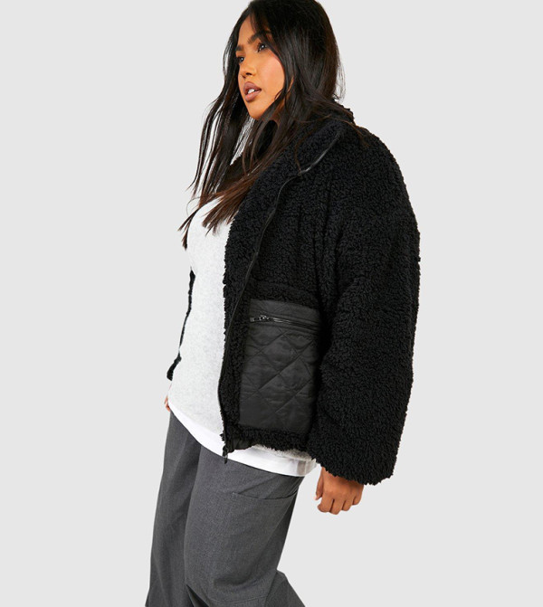 boohoo - Outlet  Clothing - Black Jackets & Coats