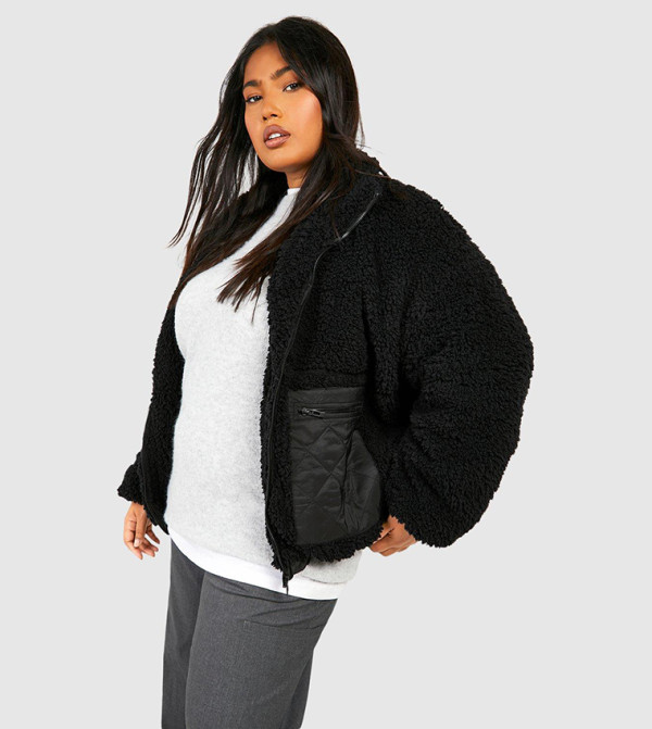 boohoo - Outlet  Clothing - Black Jackets & Coats