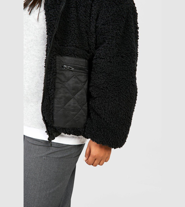 boohoo - Outlet  Clothing - Black Jackets & Coats