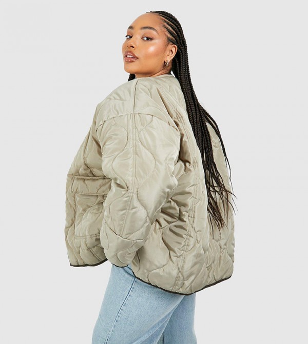 boohoo  - Khaki Jackets & Coats