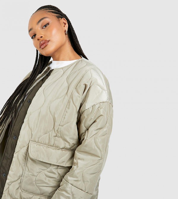 boohoo  - Khaki Jackets & Coats