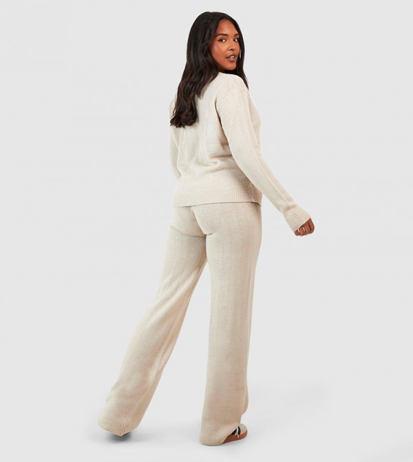 boohoo - Outlet  Co-Ord Sets - Beige Co-Ord Sets