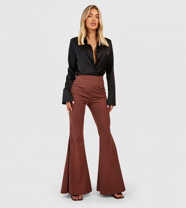 boohoo - Outlet  - Brown Casual Pants