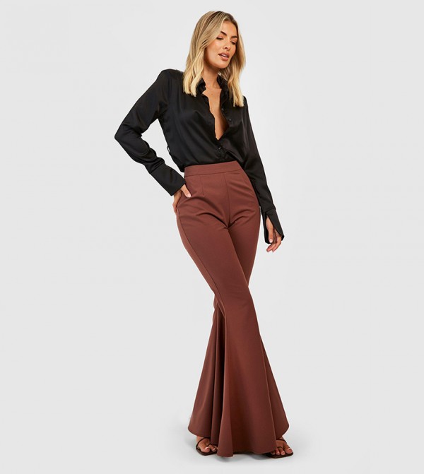 boohoo - Outlet  - Brown Casual Pants