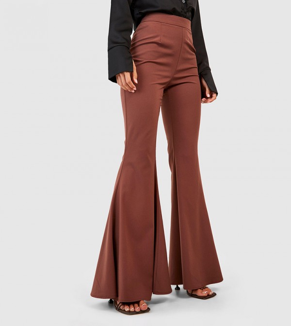boohoo - Outlet  - Brown Casual Pants