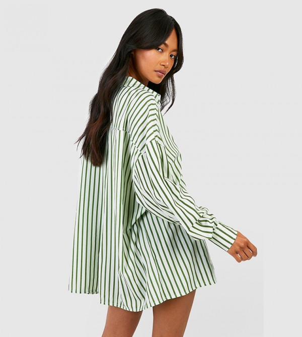 boohoo  Shirts - Green Shirts