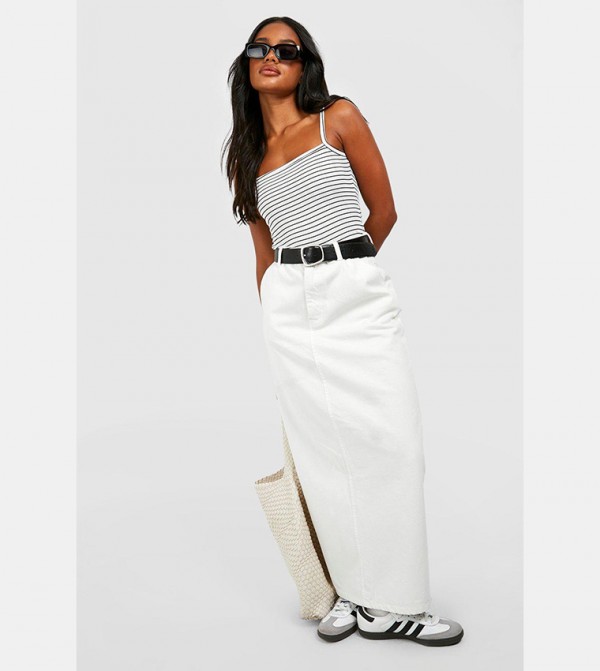 بوهو - اوتليت  بلوزات - أبيض Casual Tops