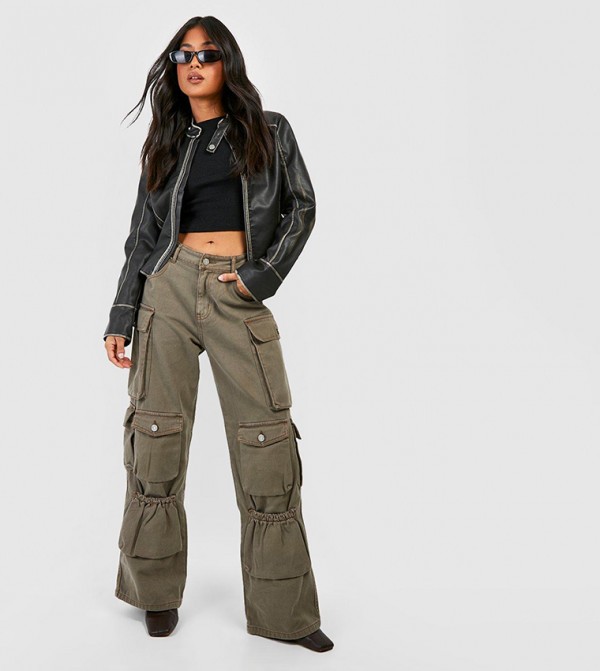 boohoo  Leather Jackets - Black Leather Jackets