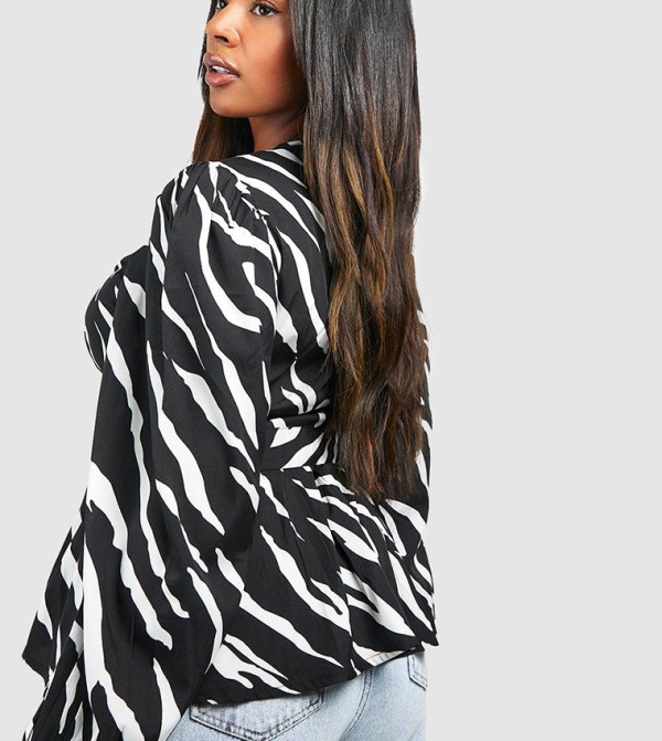 boohoo  Clothing - Black Tops & Blouses