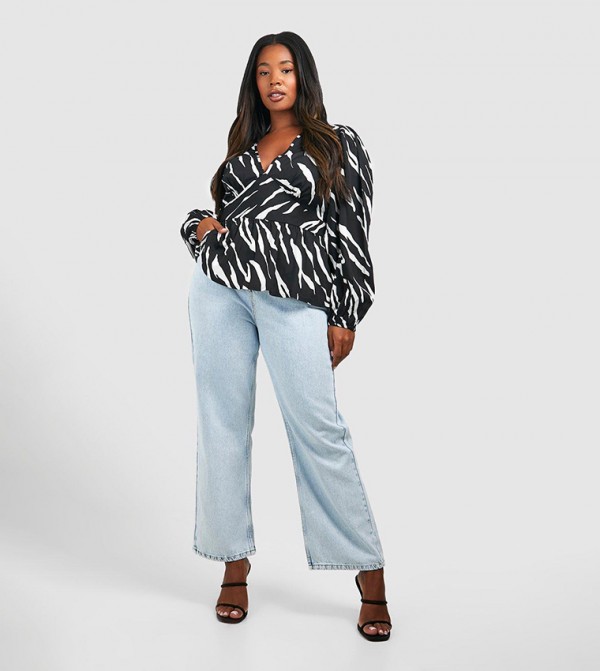 boohoo  Clothing - Black Tops & Blouses