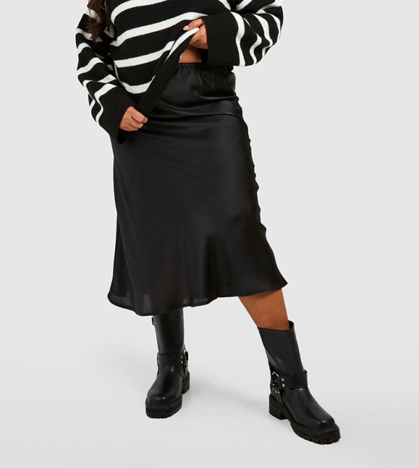 boohoo  Plus Size - Black Skirts