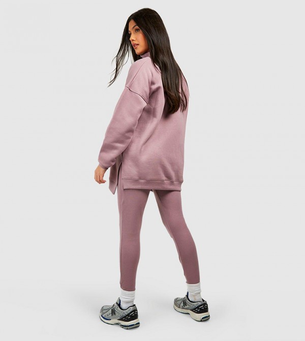 boohoo  Hoodies & Sweatshirts - Mauve Hoodies & Sweatshirts