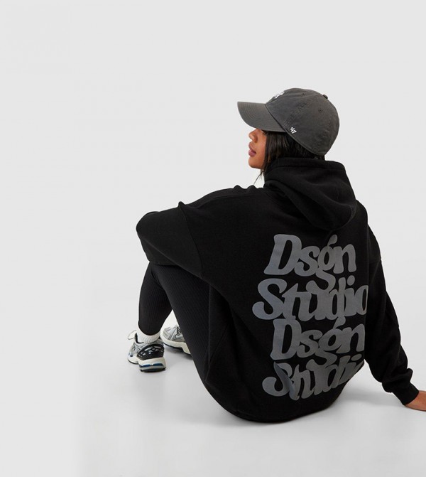 بوهو  هودي - أسود هودي