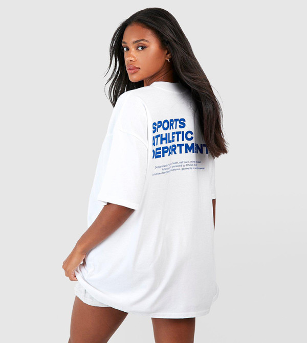 boohoo  T-Shirts - White Casual T-Shirts
