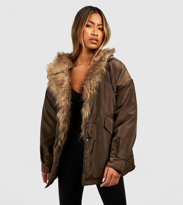 boohoo  - Khaki Parka Jackets