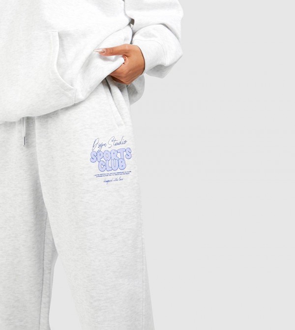 boohoo  Pants & Leggings - ASH GREY Joggers