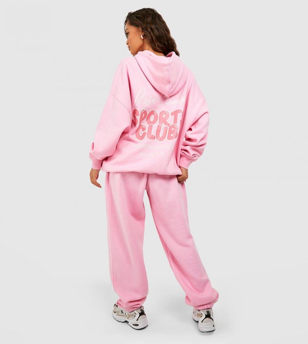 boohoo  Pants & Leggings - Pink Joggers