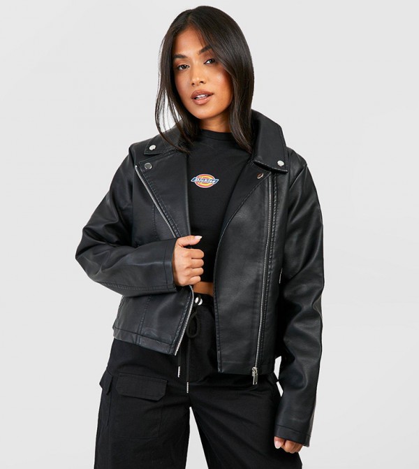 بوهو  جاكيتات ومعاطف - أسود جاكيتات بايكر وبومبر