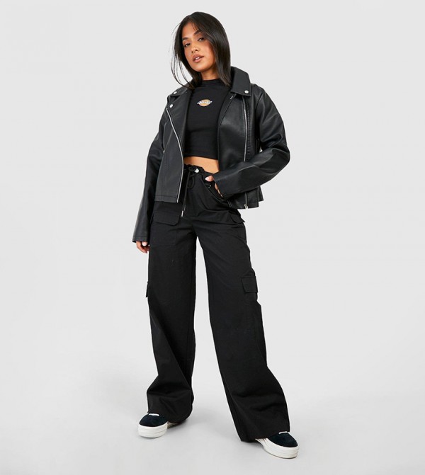 بوهو  جاكيتات ومعاطف - أسود جاكيتات بايكر وبومبر