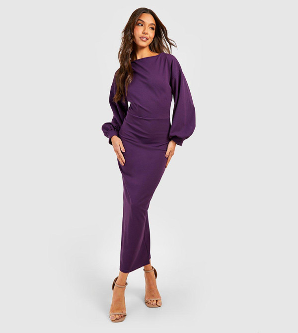 boohoo - Outlet boohoo - Purple Midi Dresses