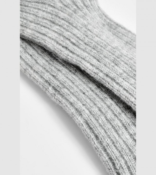 boohoo Socks - Grey Calf Length Socks