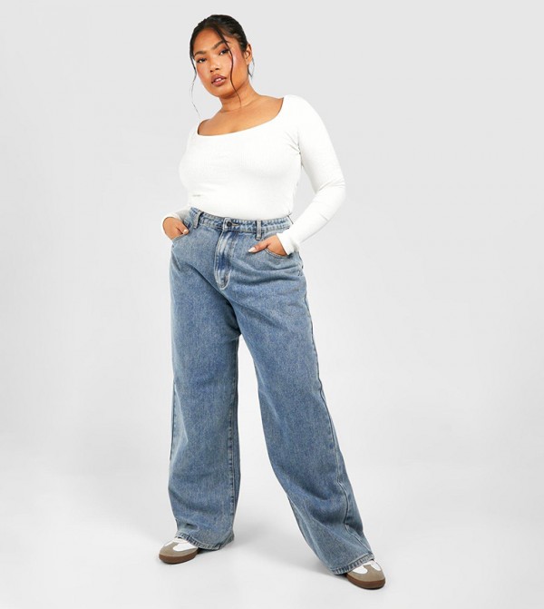 boohoo  Plus Size - Blue Jeans