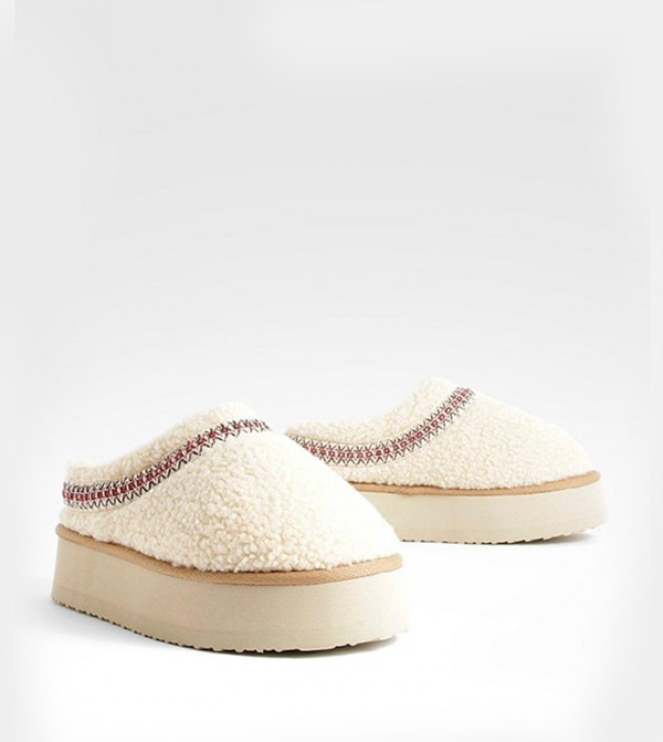 boohoo  - Beige Mules